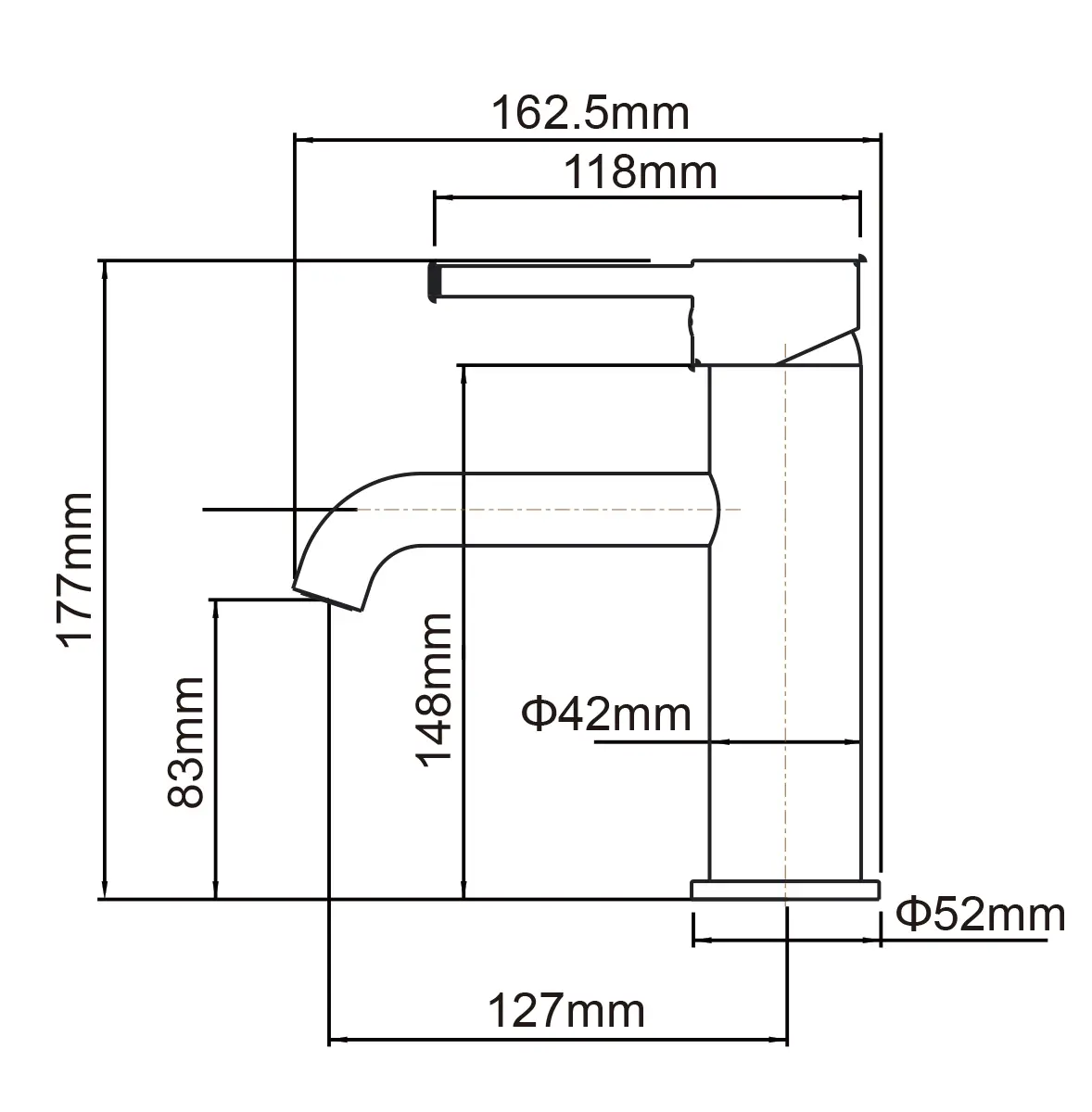 LUCID PIN Basin Mixer