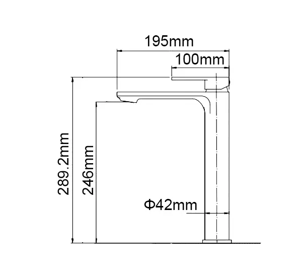 Aquaperla IVANO Tall Basin Mixer