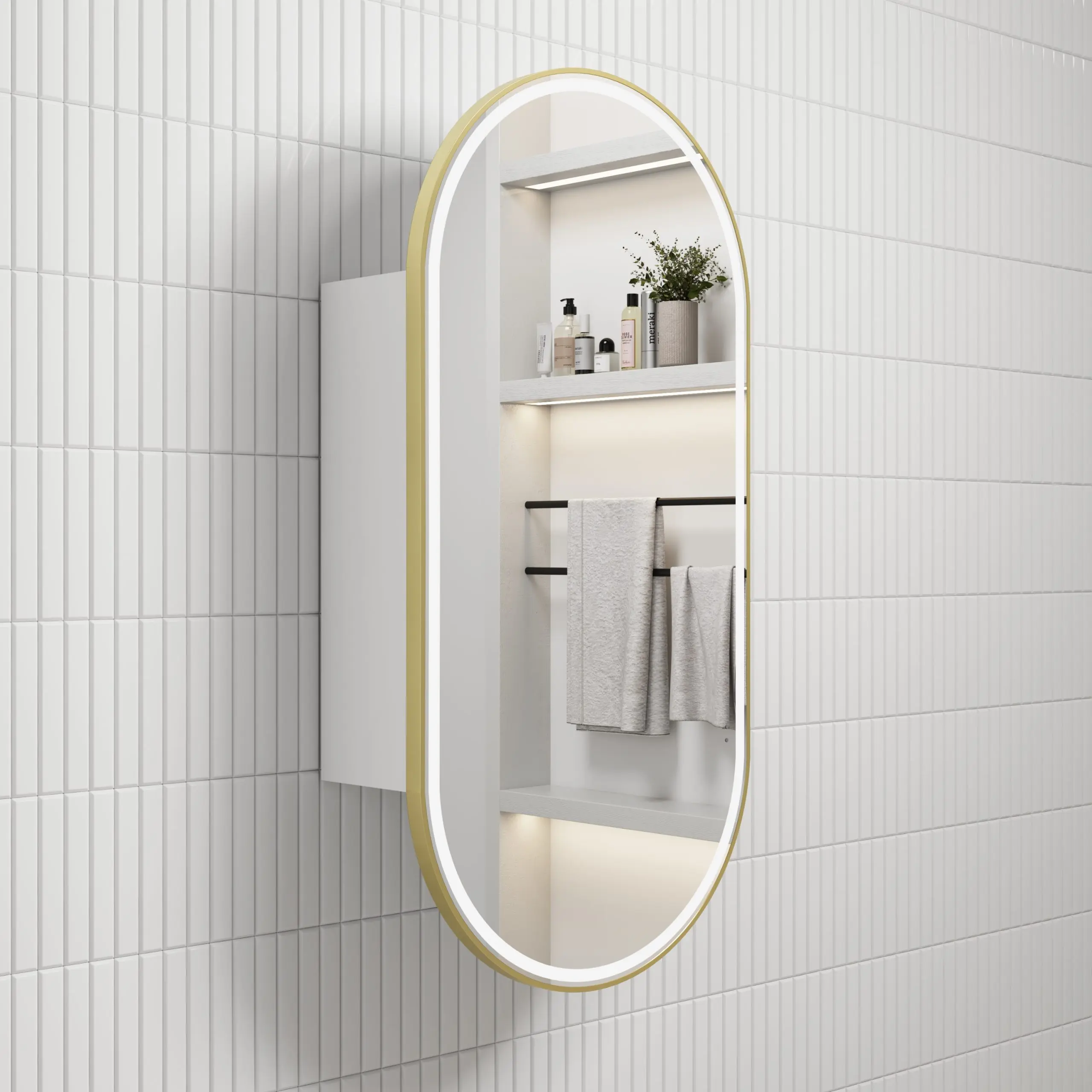 Beau Monde LED Shaving Cabinet
