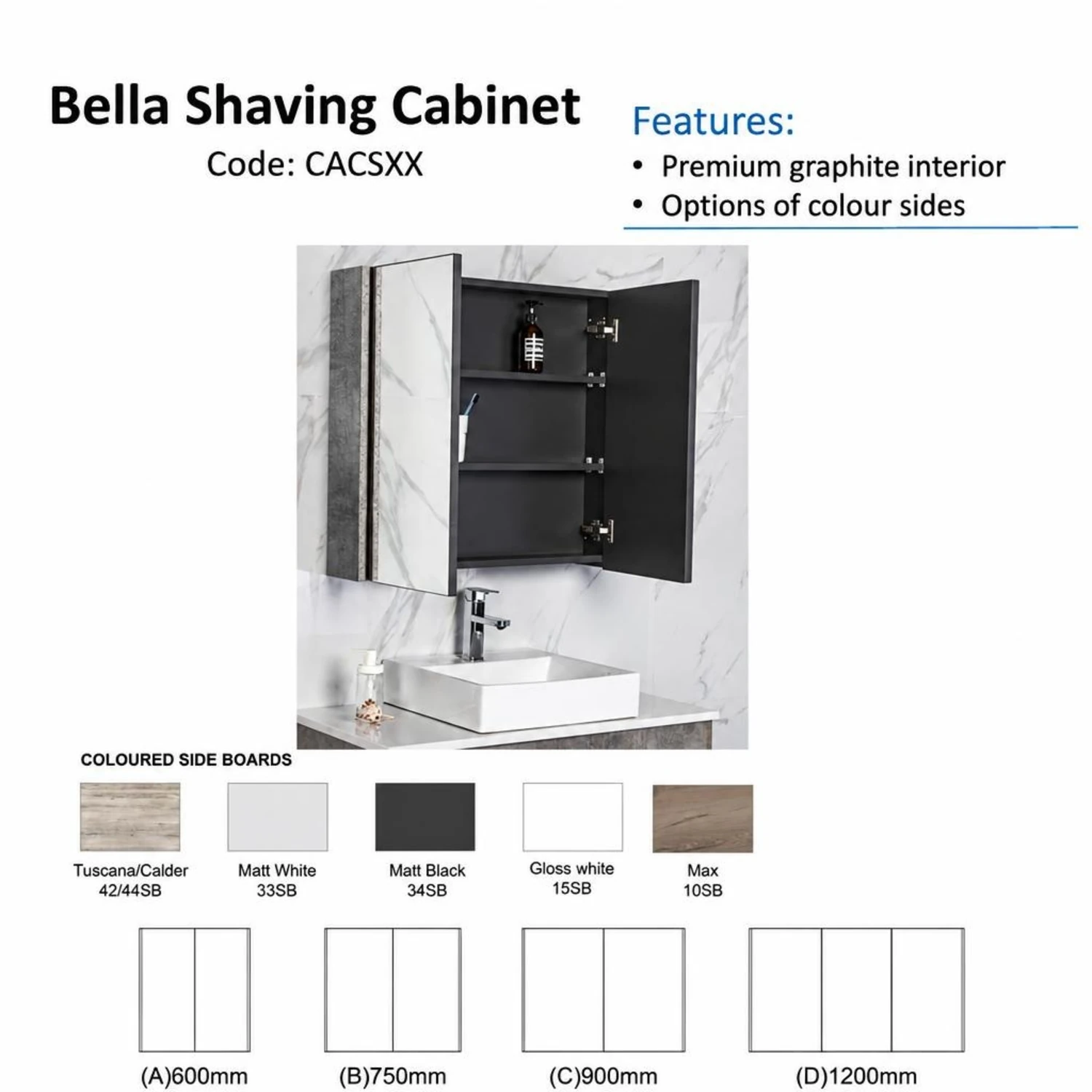 Bella Shaving Cabinet