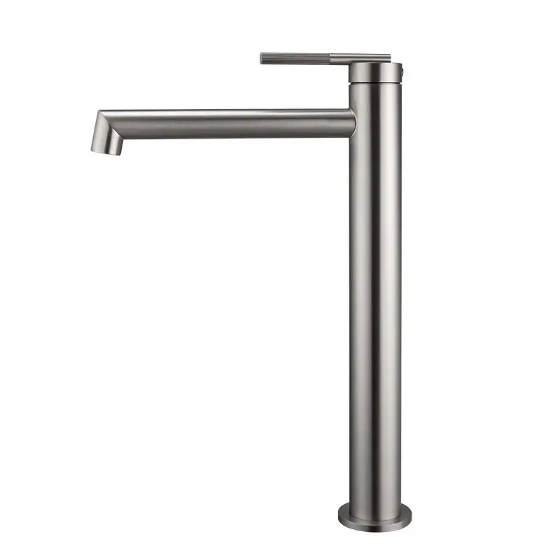 Aquaperla CADDENCE Solid Brass Round Tall Basin Mixer Tap Available in Various Colors