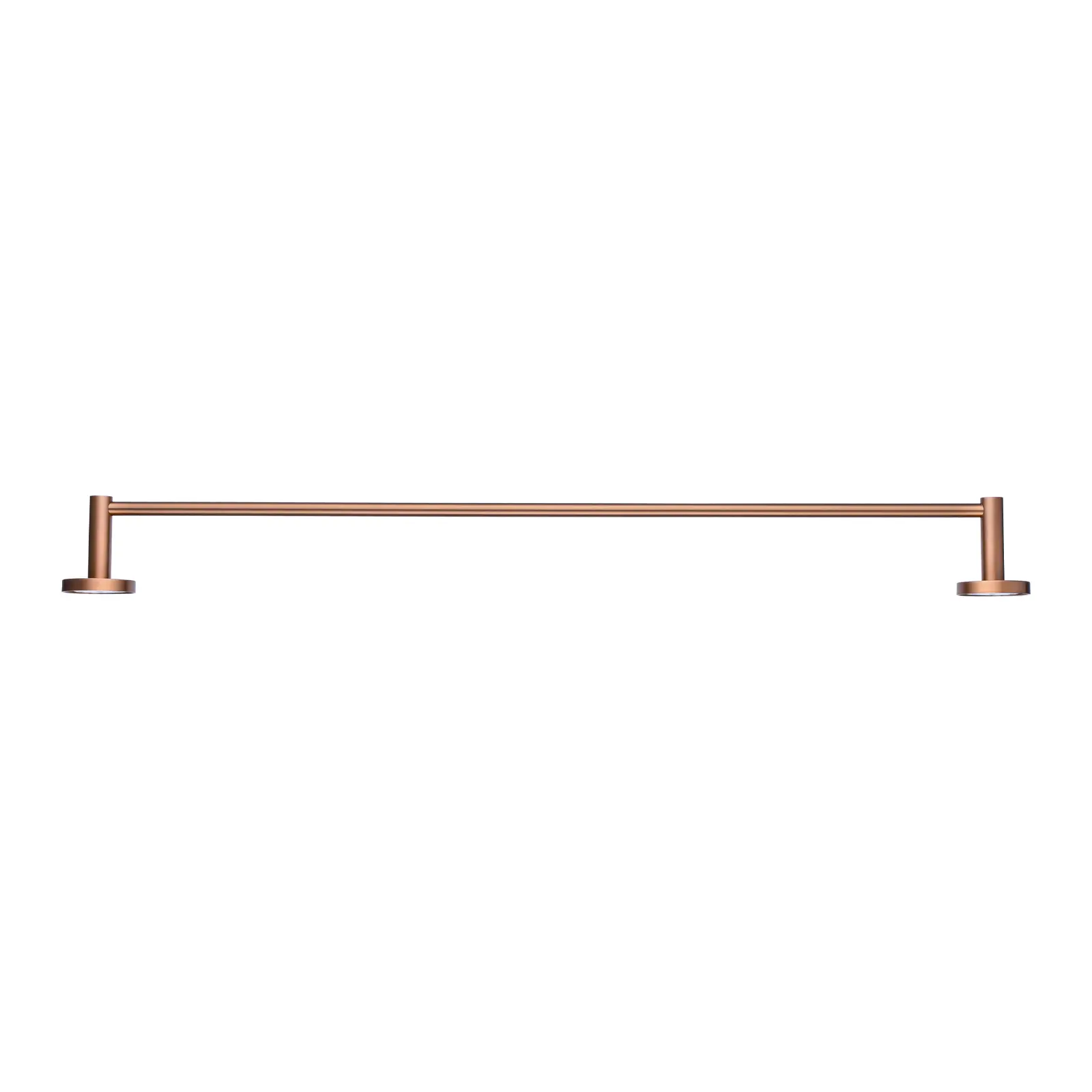 Aquaperla LUCID PIN - 800mm Brushed Copper Cuttable Single Towel Rail