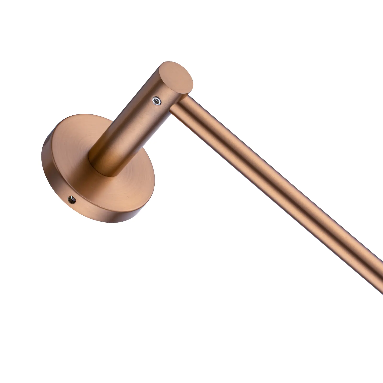 Aquaperla LUCID PIN - 800mm Brushed Copper Cuttable Single Towel Rail