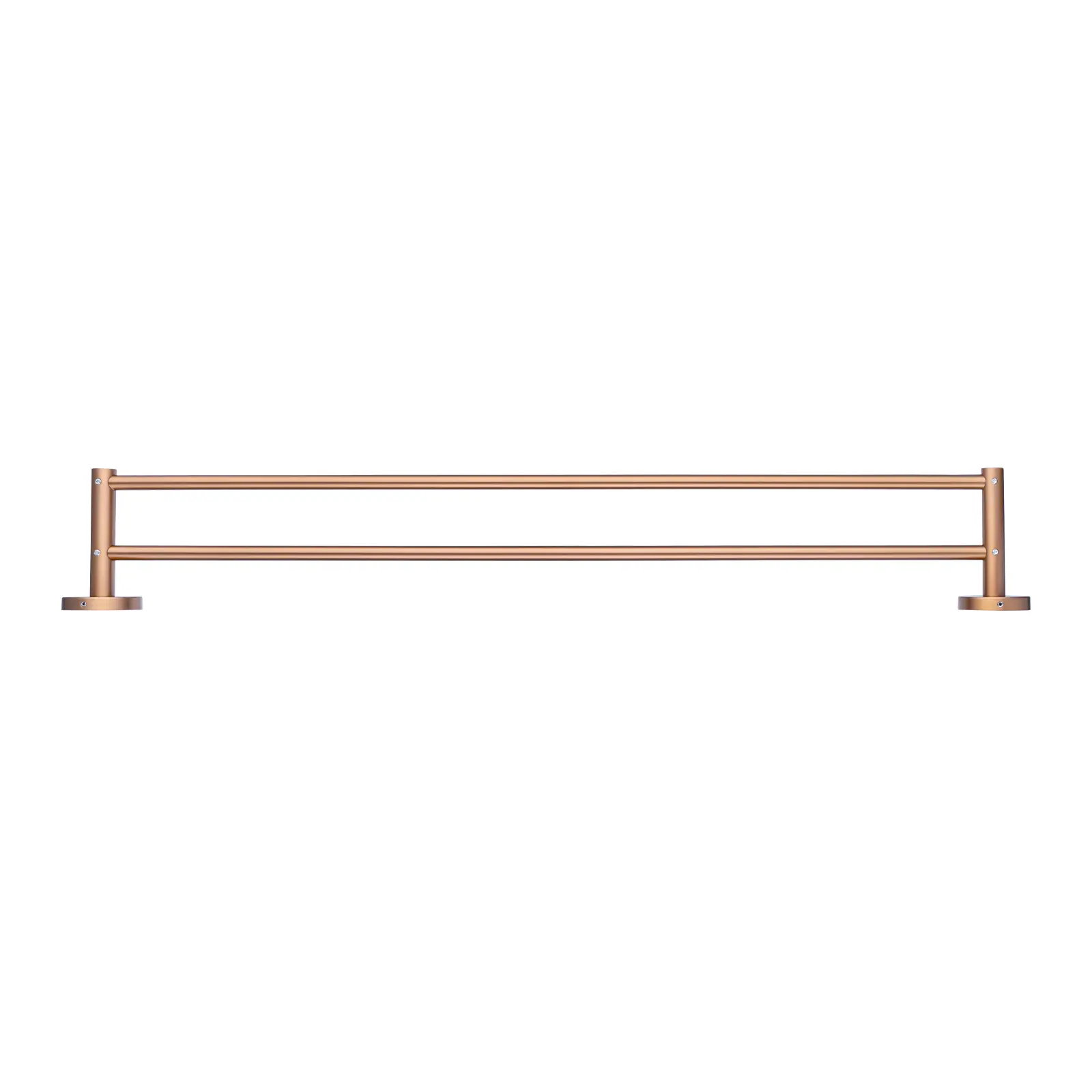 Aquaperla LUCID PIN 800 mm Brushed Copper Cuttable Double Towel Rail