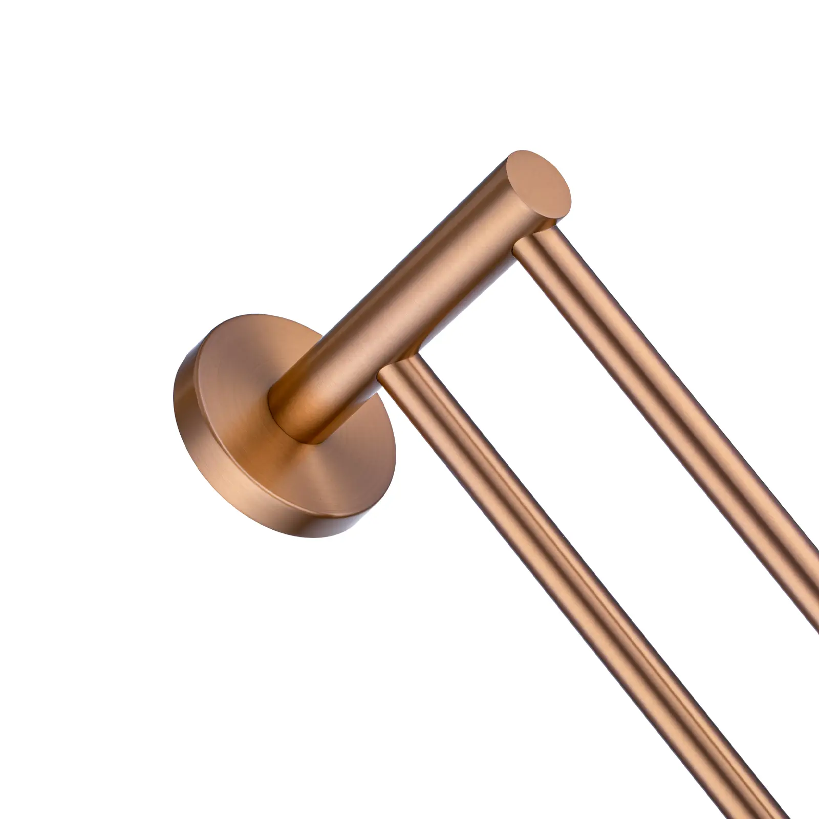 Aquaperla LUCID PIN 800 mm Brushed Copper Cuttable Double Towel Rail