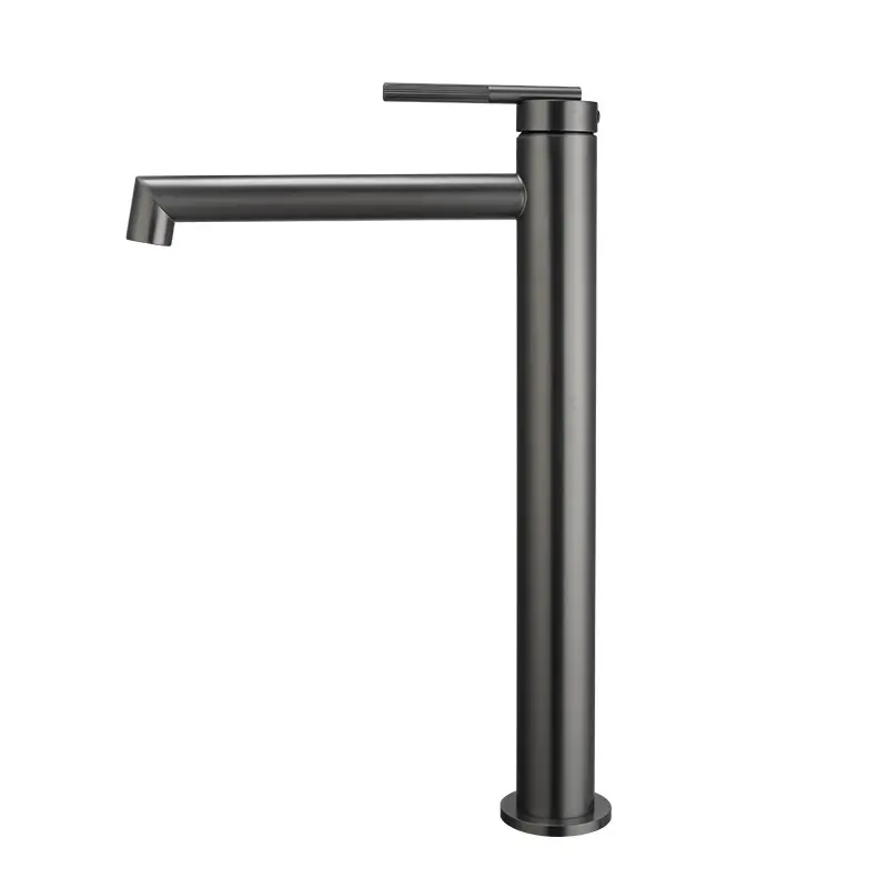 Aquaperla CADDENCE Solid Brass Round Tall Basin Mixer Tap Available in Various Colors