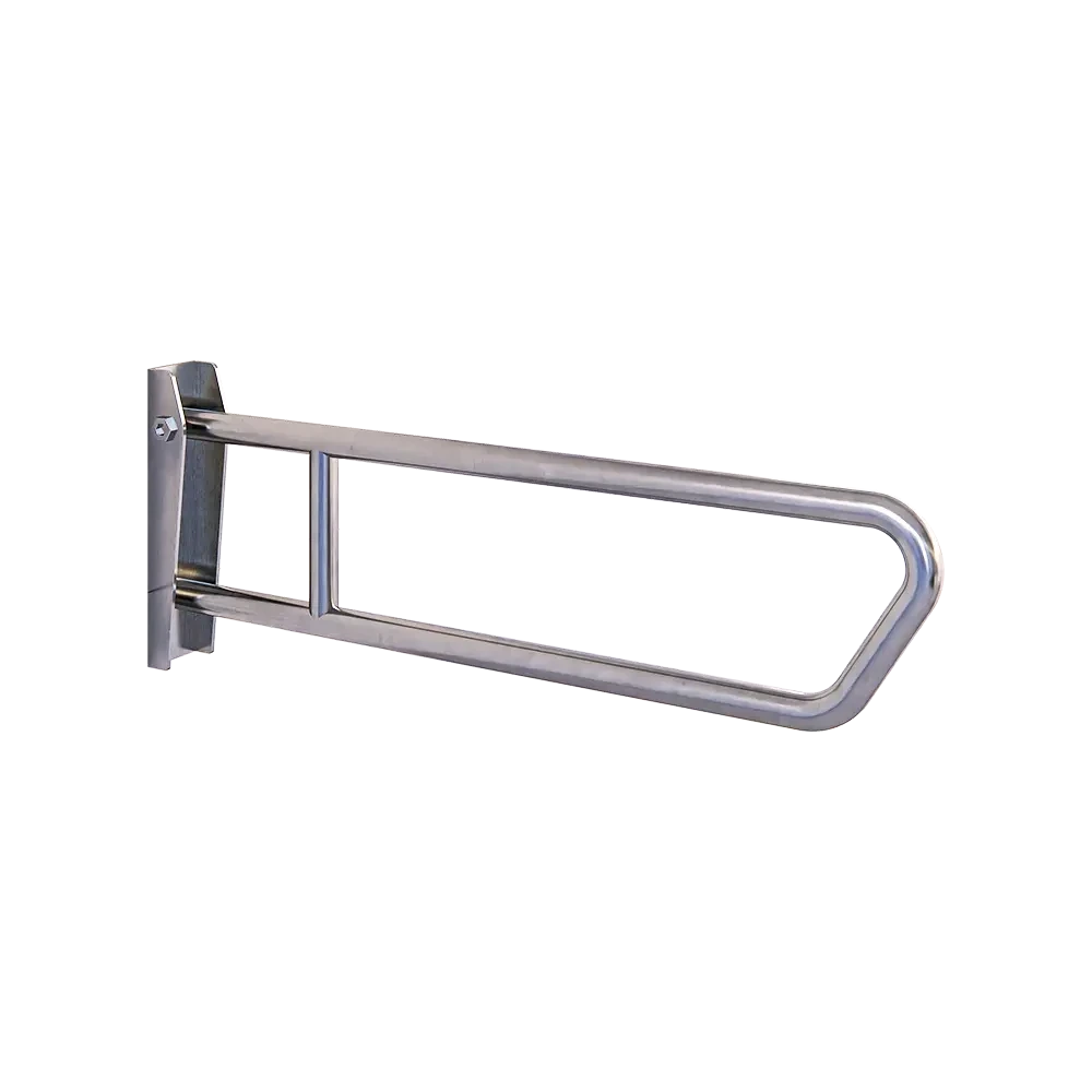 Pull Down Grab Rail in Satin Stainless Steel