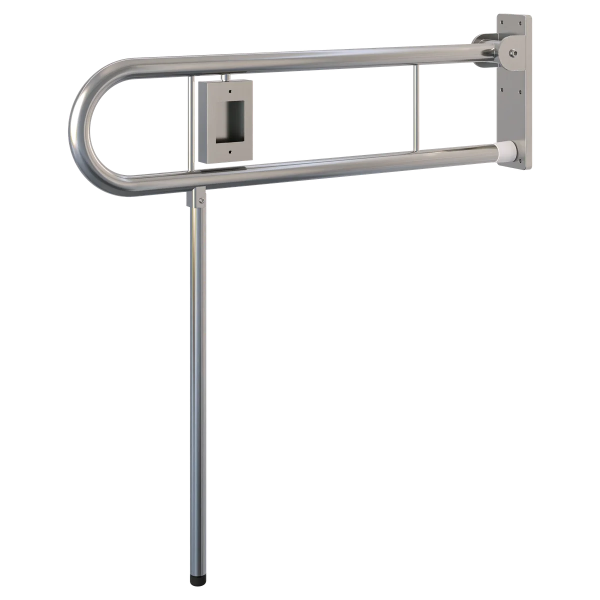 Changing Places Bariatric Drop Down Grab Rail (Single), RH Nurse Call, Drop Down Leg