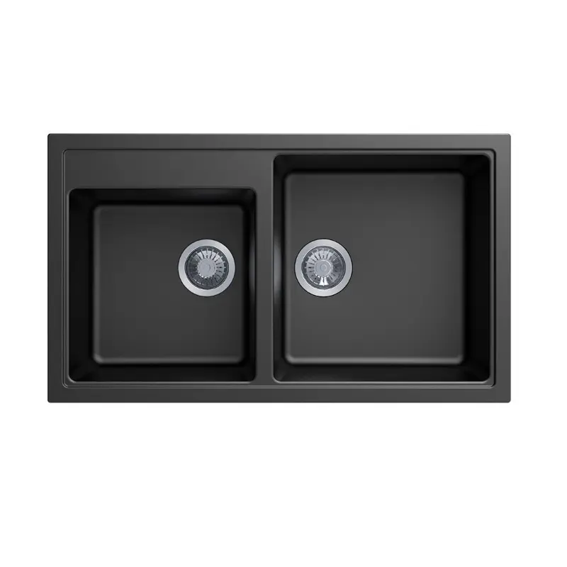 Carysil Vivaldi N-200 Granite 1 and 3/4 Bowl Stone Kitchen Sink 860 x 500 x 200mm