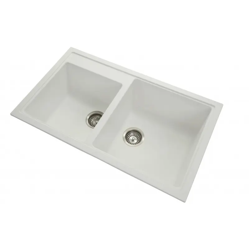 Carysil Vivaldi N-200 Granite 1 and 3/4 Bowl Stone Kitchen Sink 860 x 500 x 200mm