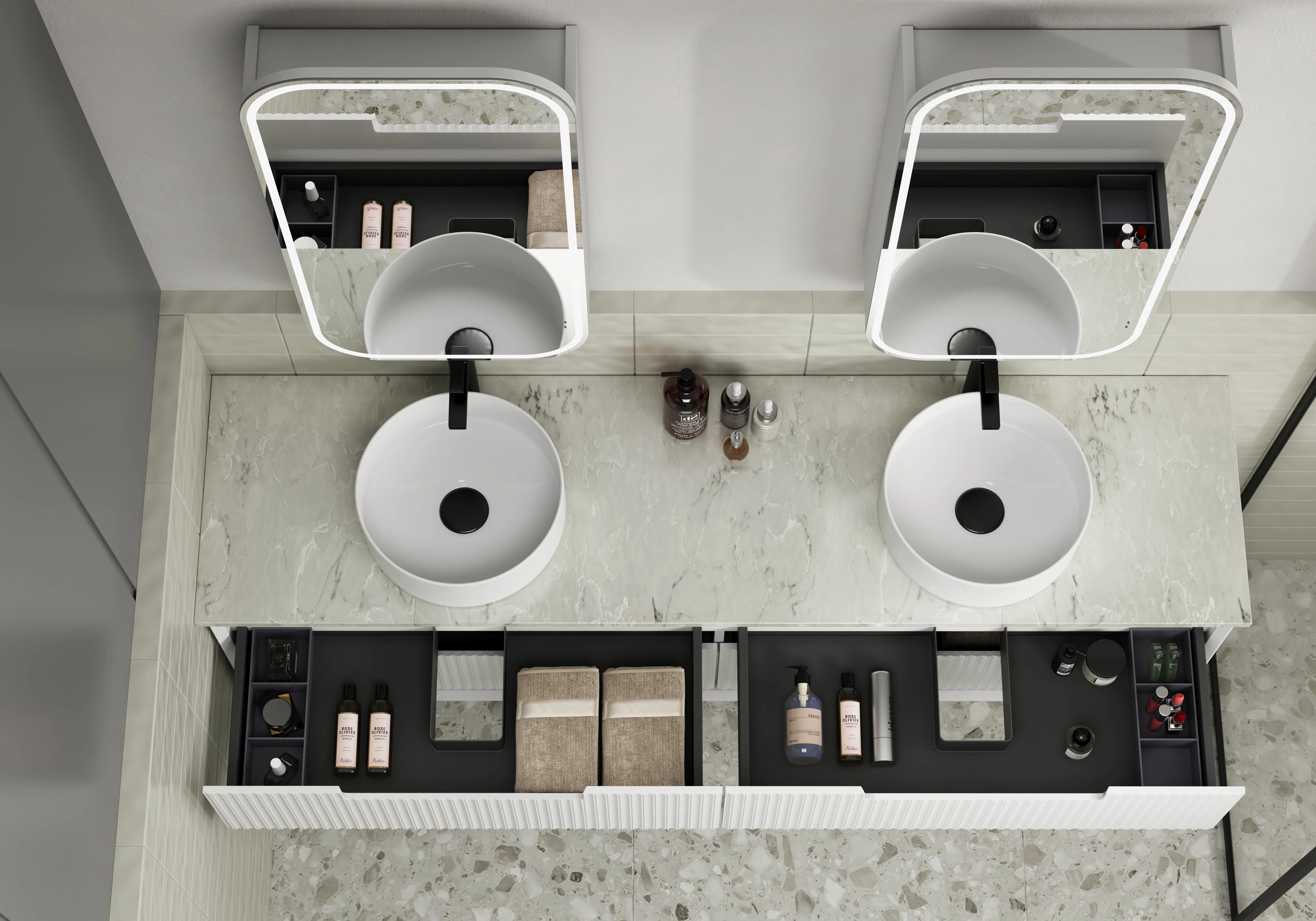 Vienna LED Shaving Cabinet