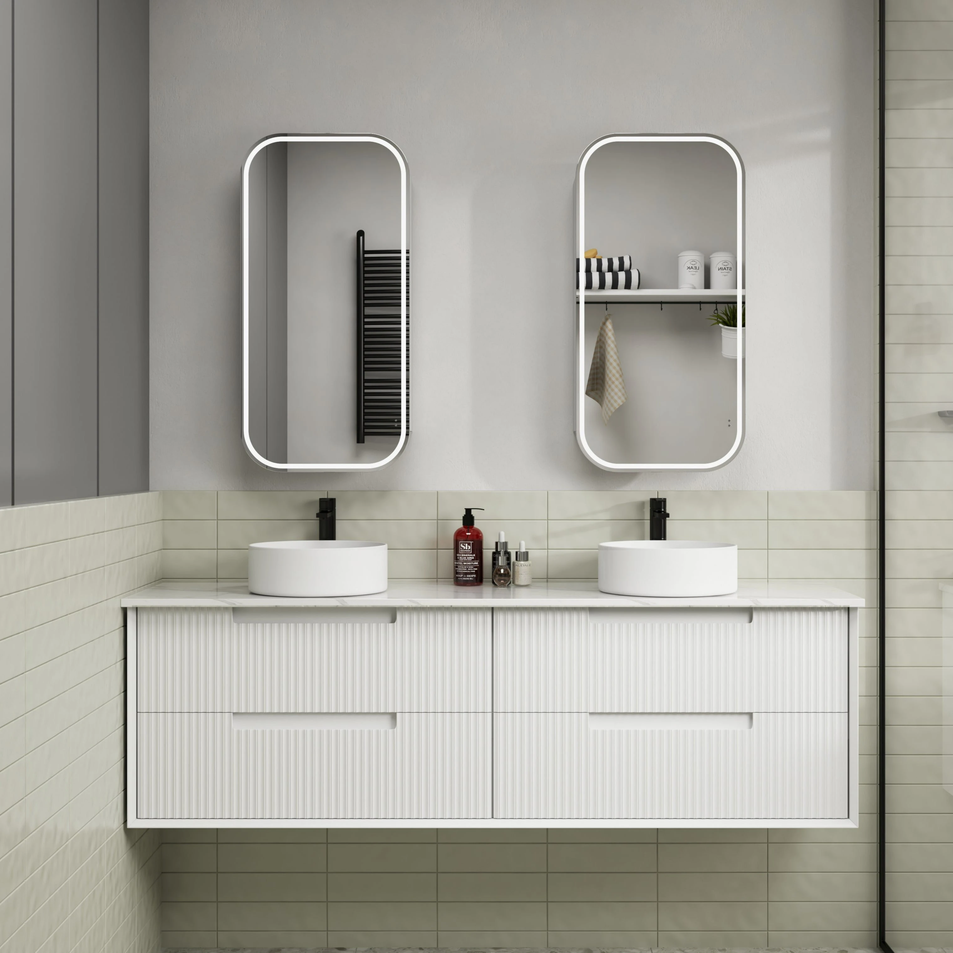 Vienna LED Shaving Cabinet