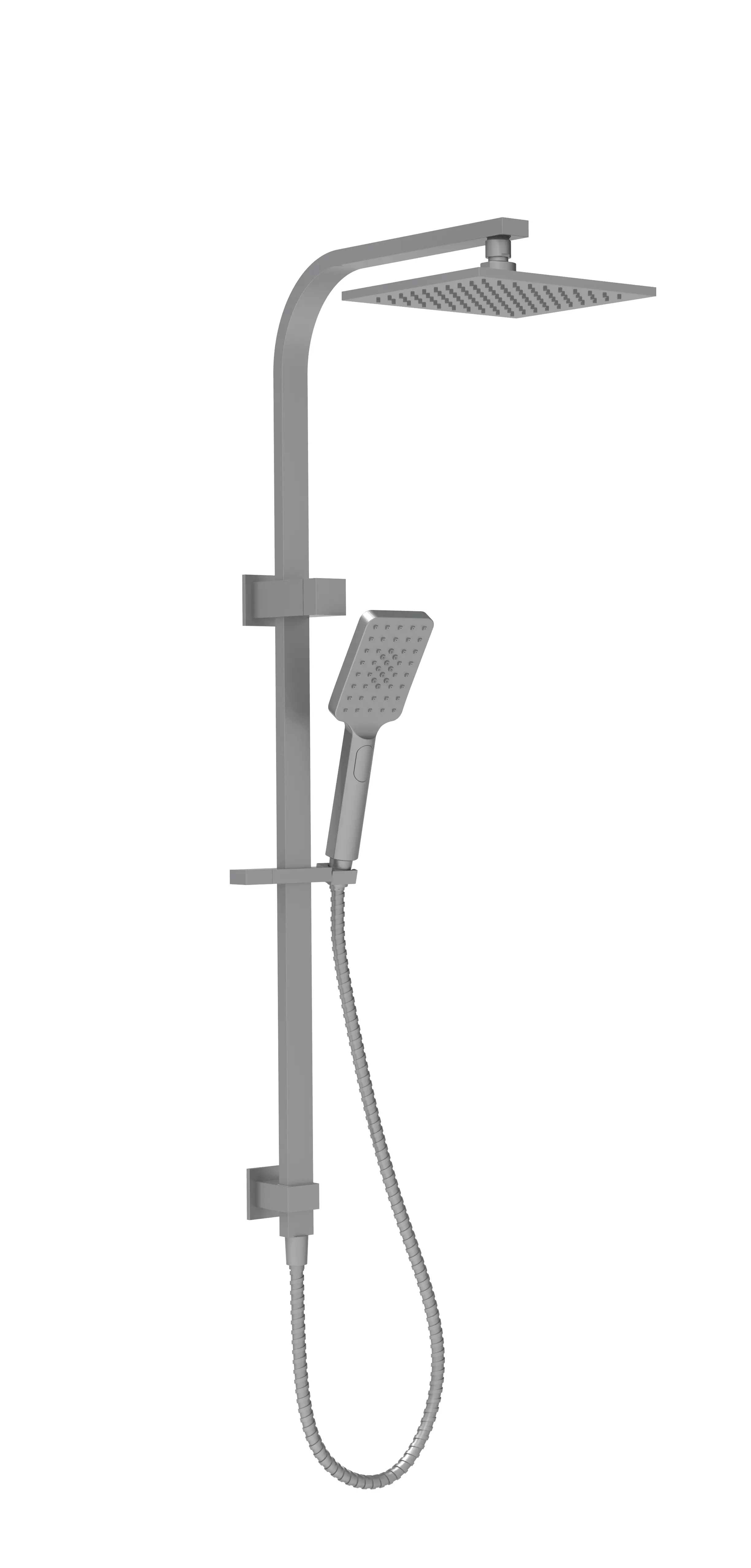 Eden Shower Set Multifunction 200mm - Gun Metal