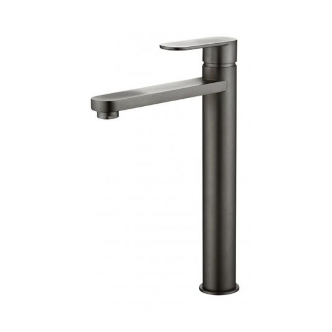 Vetto Lead Free Tall Basin Mixer Gun Metal