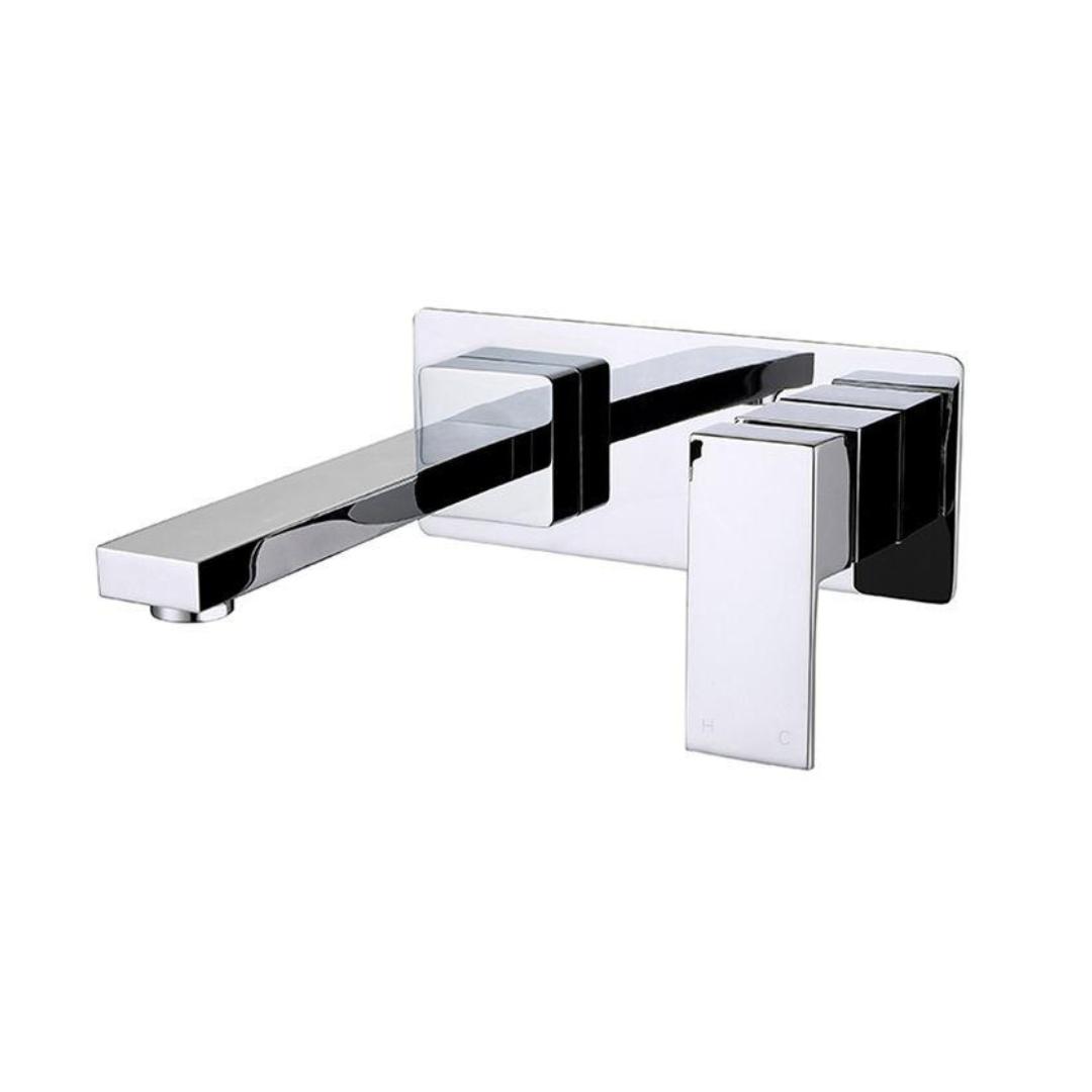 Taran Wall Basin Mixer Chrome