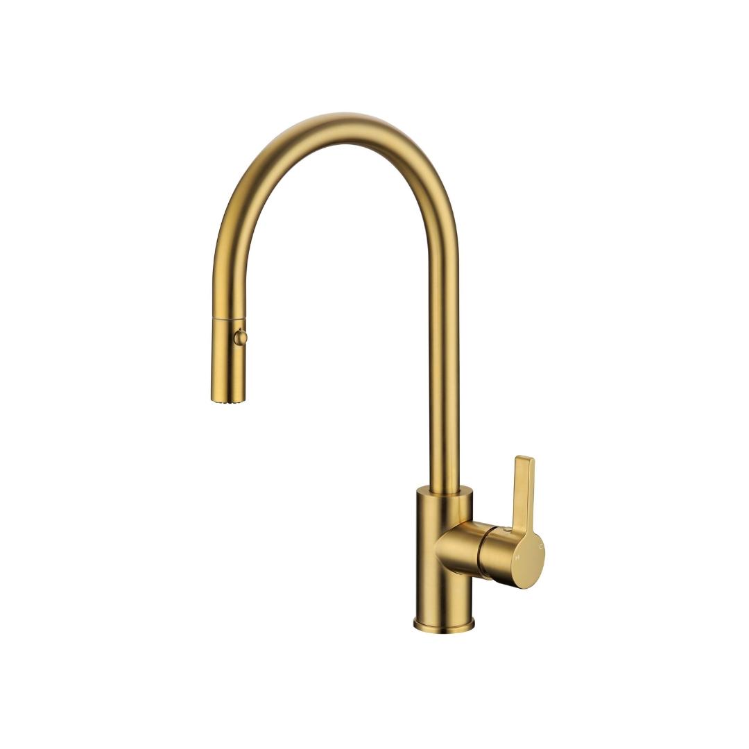 Otus Sink Mixer Pull-out LF Brushed Gold