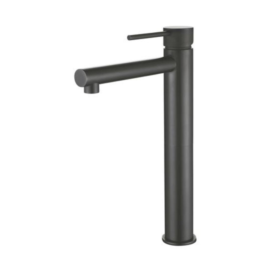 Roul Tall Basin Mixer Gun Metal