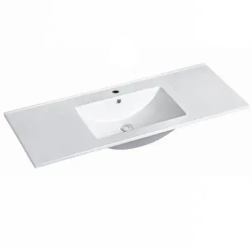 Inspire Slim Line Ceramic Top 1200x460x170 with Taphole & Overflow