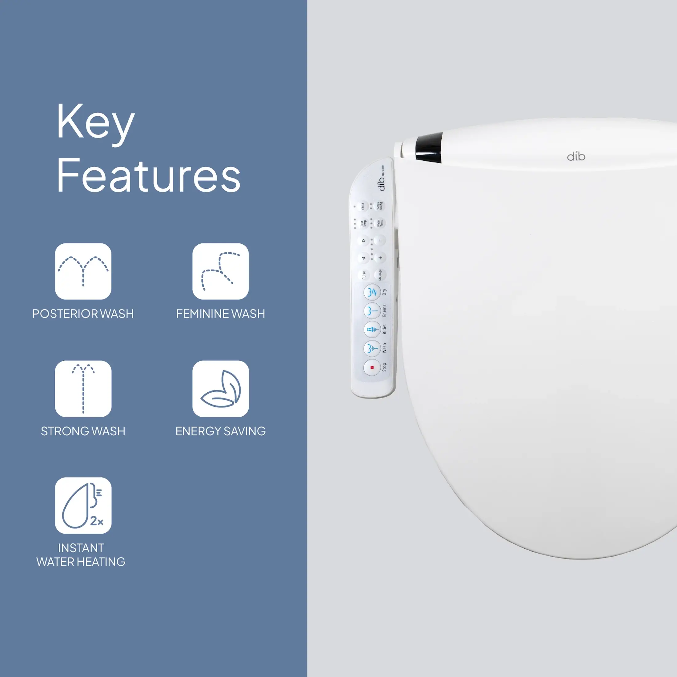 DIB C830 Electric Bidet Seat
