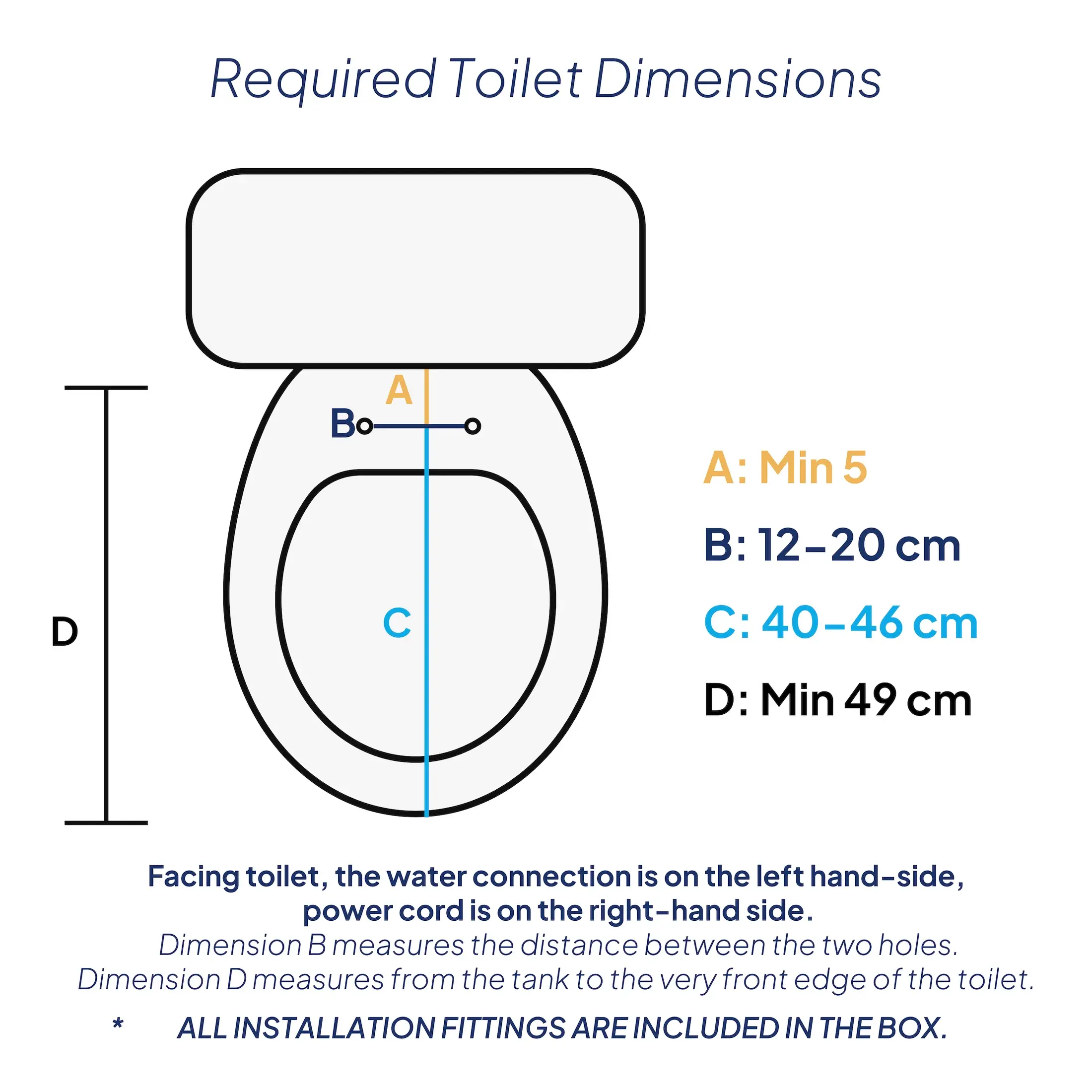 DIB C830 Electric Bidet Seat