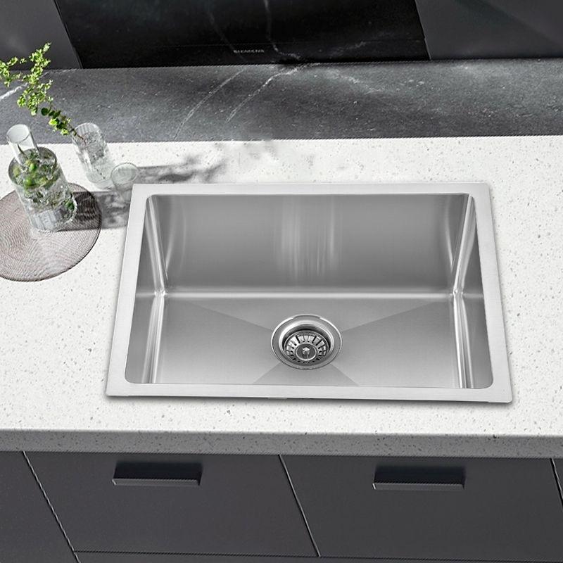 580x450mm Handmade  Stainless Steel Sink – 1.2mm Thick | 304 Grade