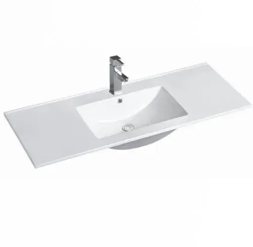 Inspire Slim Line Ceramic Top 1200x460x170 with Taphole & Overflow
