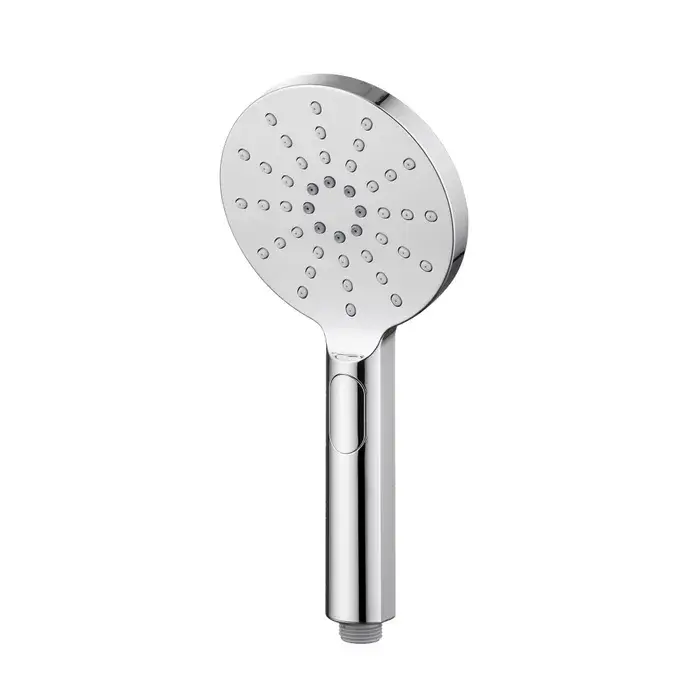 Pavia Twin Shower On Rail 250mm Shower Head Round