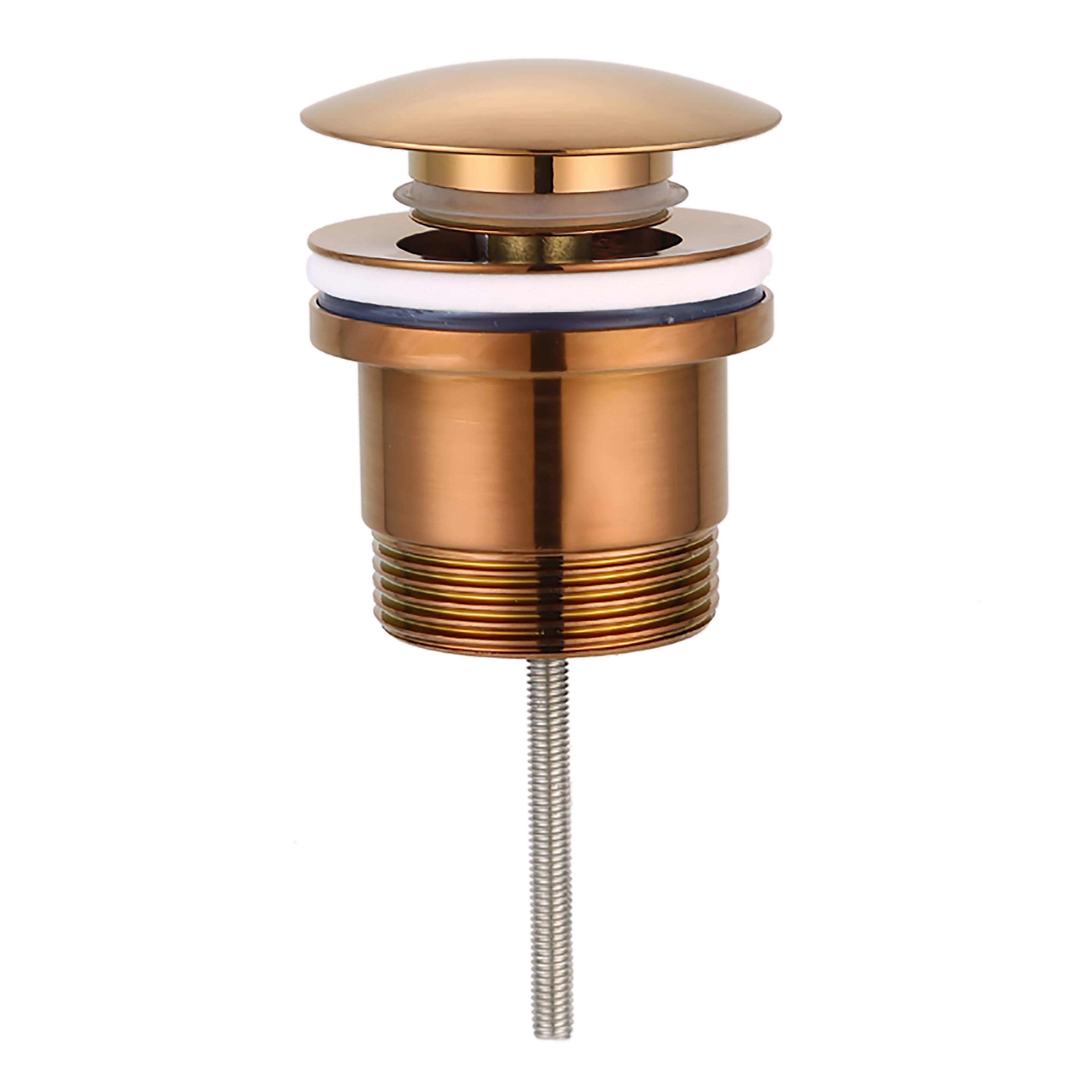 UNIVERSAL MUSHROOM 32MM ROSE GOLD POP UP WASTE