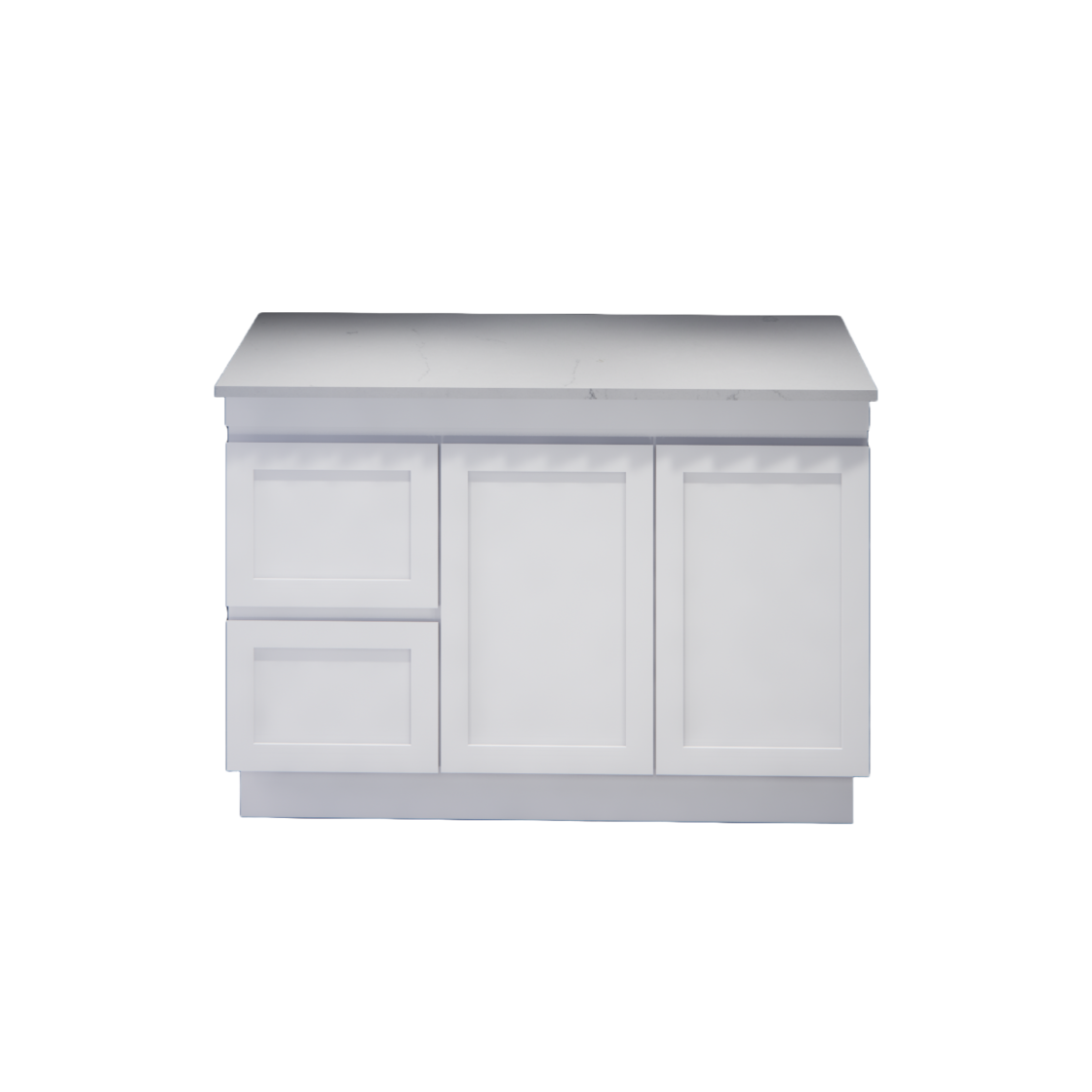 Miami 1200R 1200mm Shaker Freestanding Vanity - Single Bowl (Legs or Kickboard)