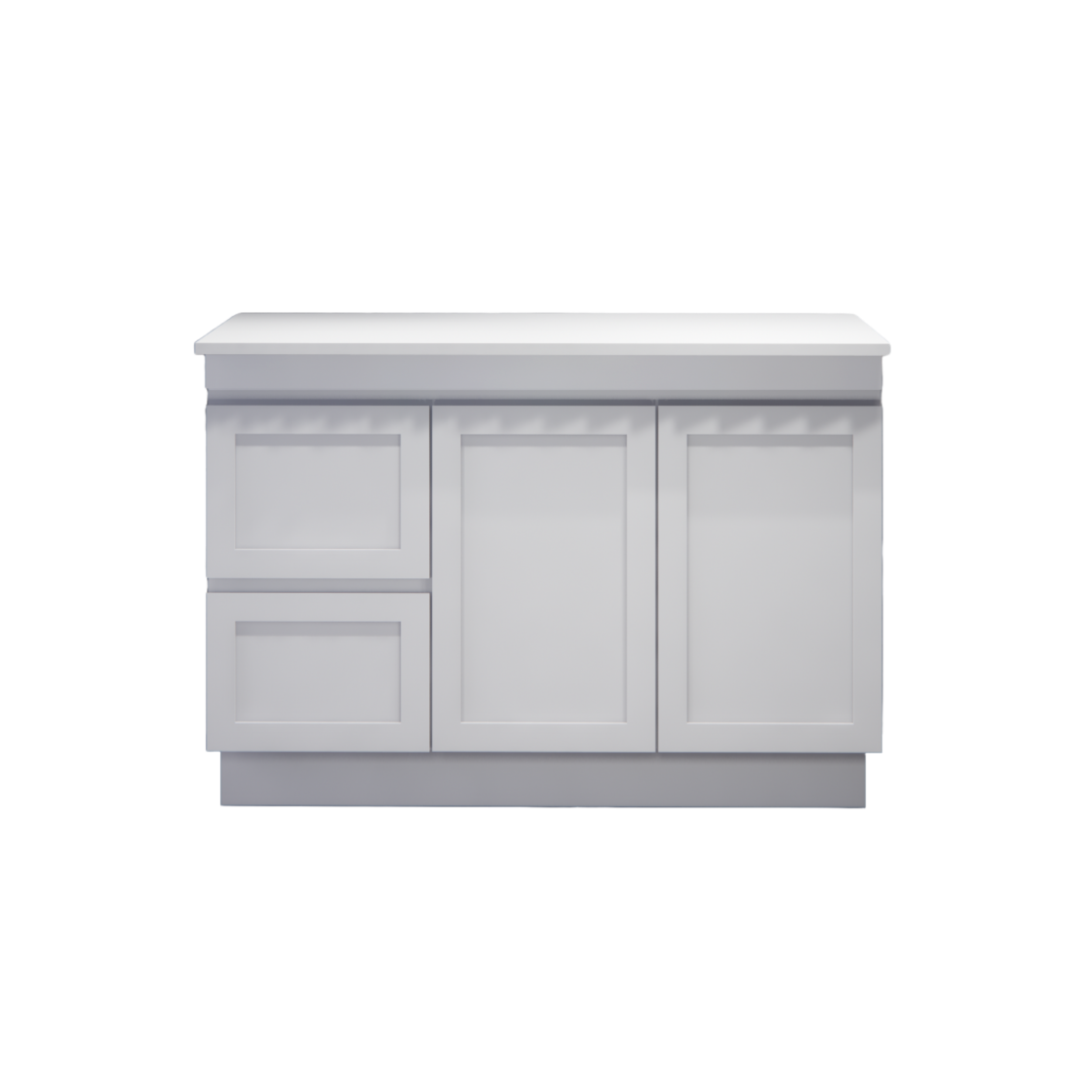 Miami 1200R 1200mm Shaker Freestanding Vanity - Single Bowl (Legs or Kickboard)
