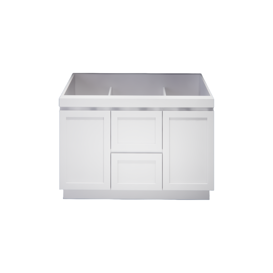 Miami 1200M 1200mm Shaker Freestanding Vanity - Double Bowl (Legs or Kickboard)