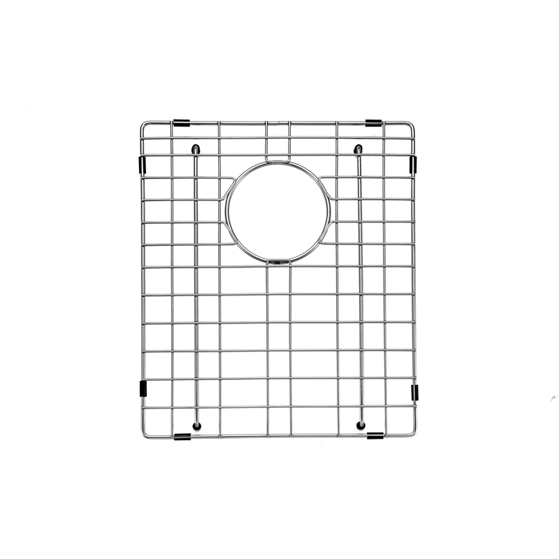 (C-390)Round Corner Chrome Stainless Steel Handmade Single Bowl Kitchen Sink 390*450*215mm