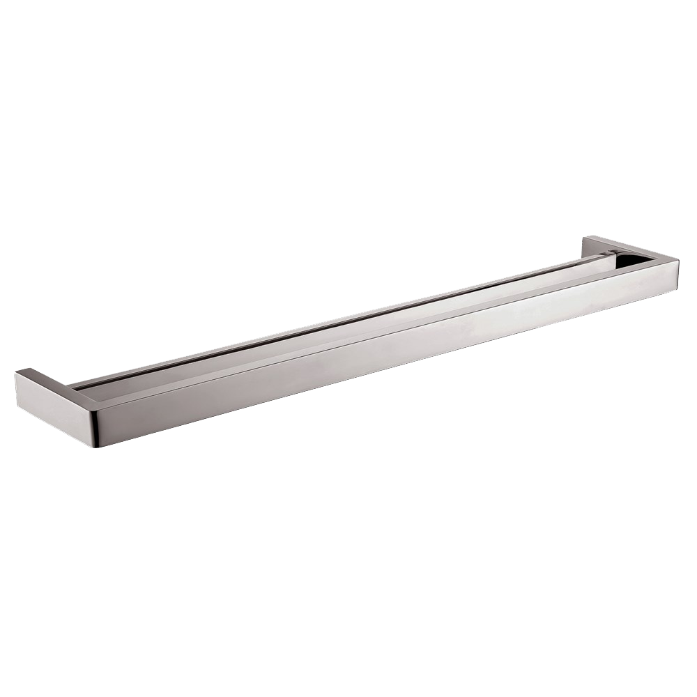 IVANO - 800mm Brushed Nickel Double Towel Rail