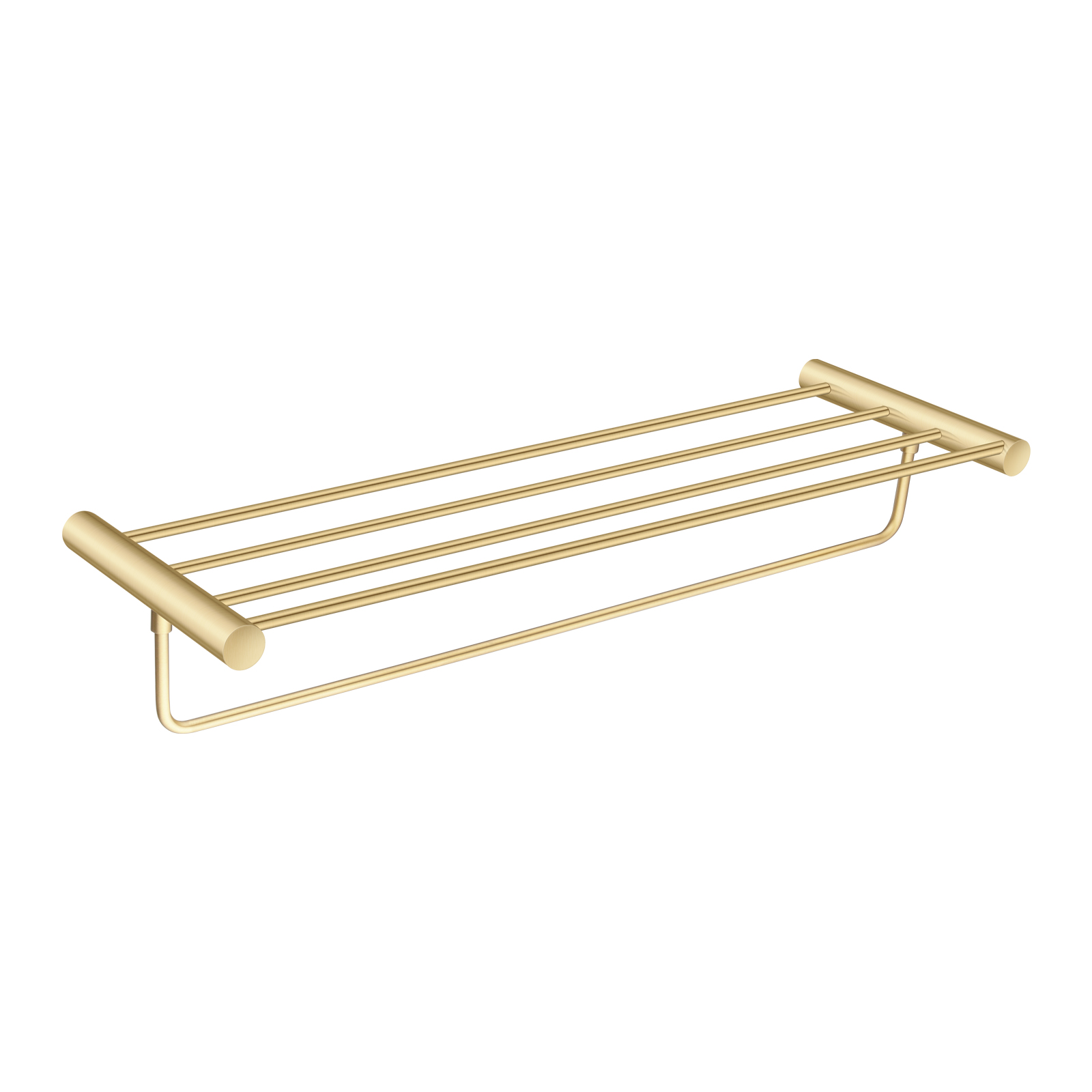 Aquaperla Brushed Brass Shower Shelf