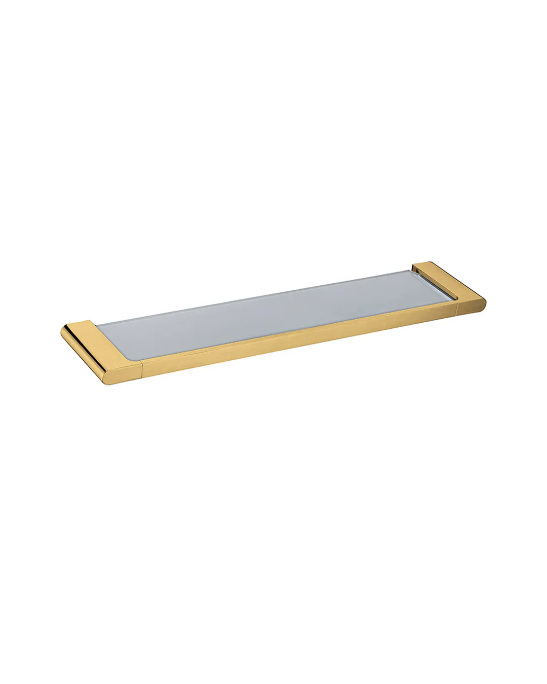 VOG - Brushed Brass Glass Shelf
