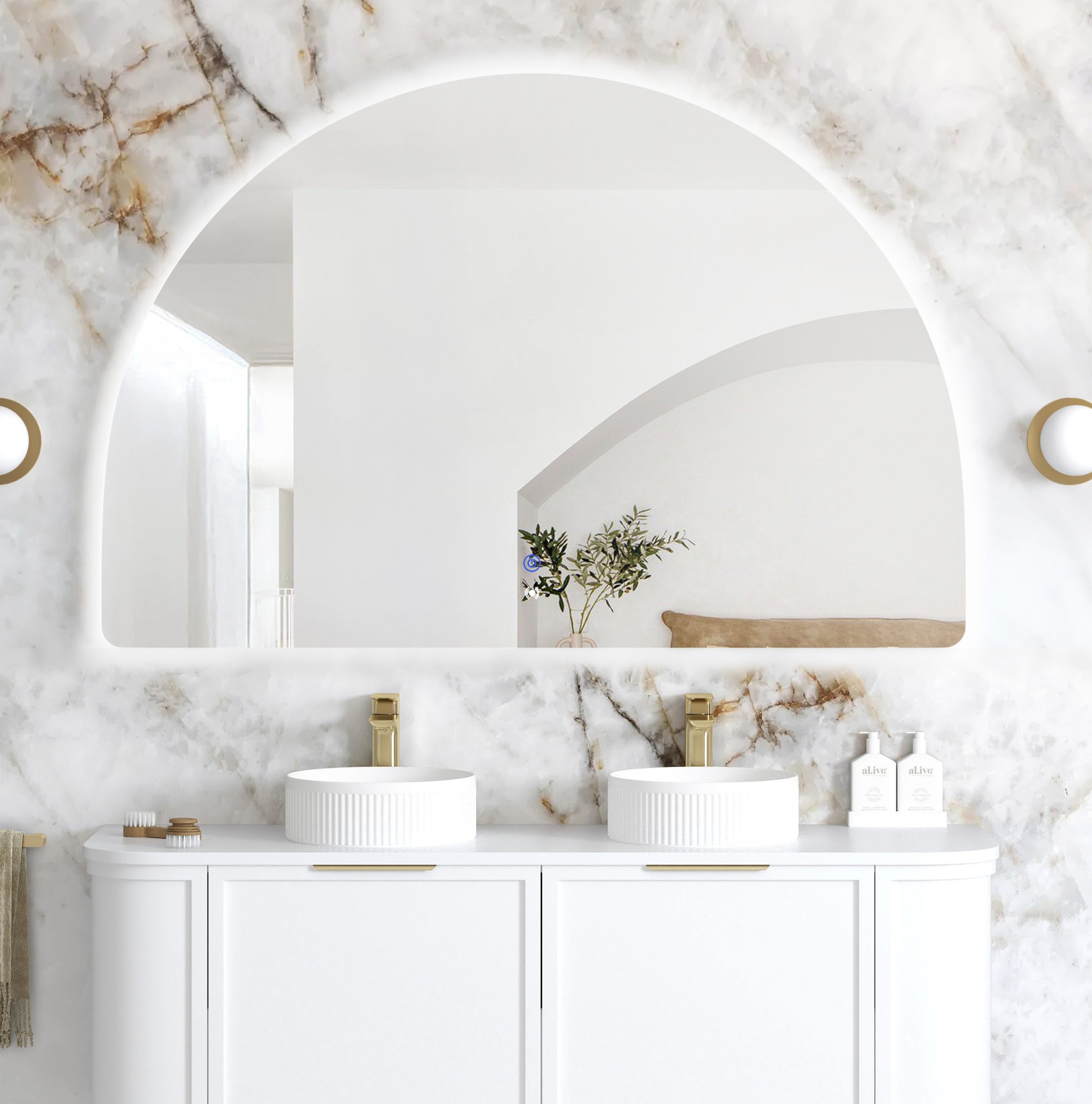 Archie LED Frameless Mirror