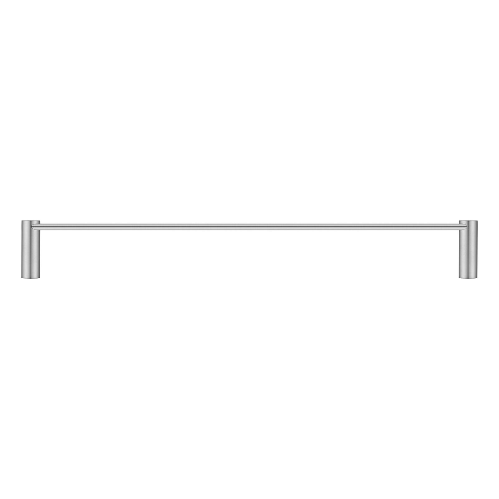 Aquaperla Brushed Nickel Single Towel Rail 600mm