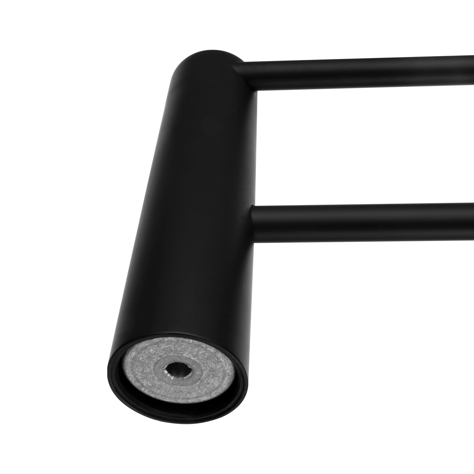 Aquaperla Black Double Towel Rail 600mm