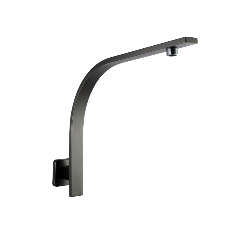 RUSHY Series Gun Metal Grey Shower Arm (450 mm Wall Mounted)
