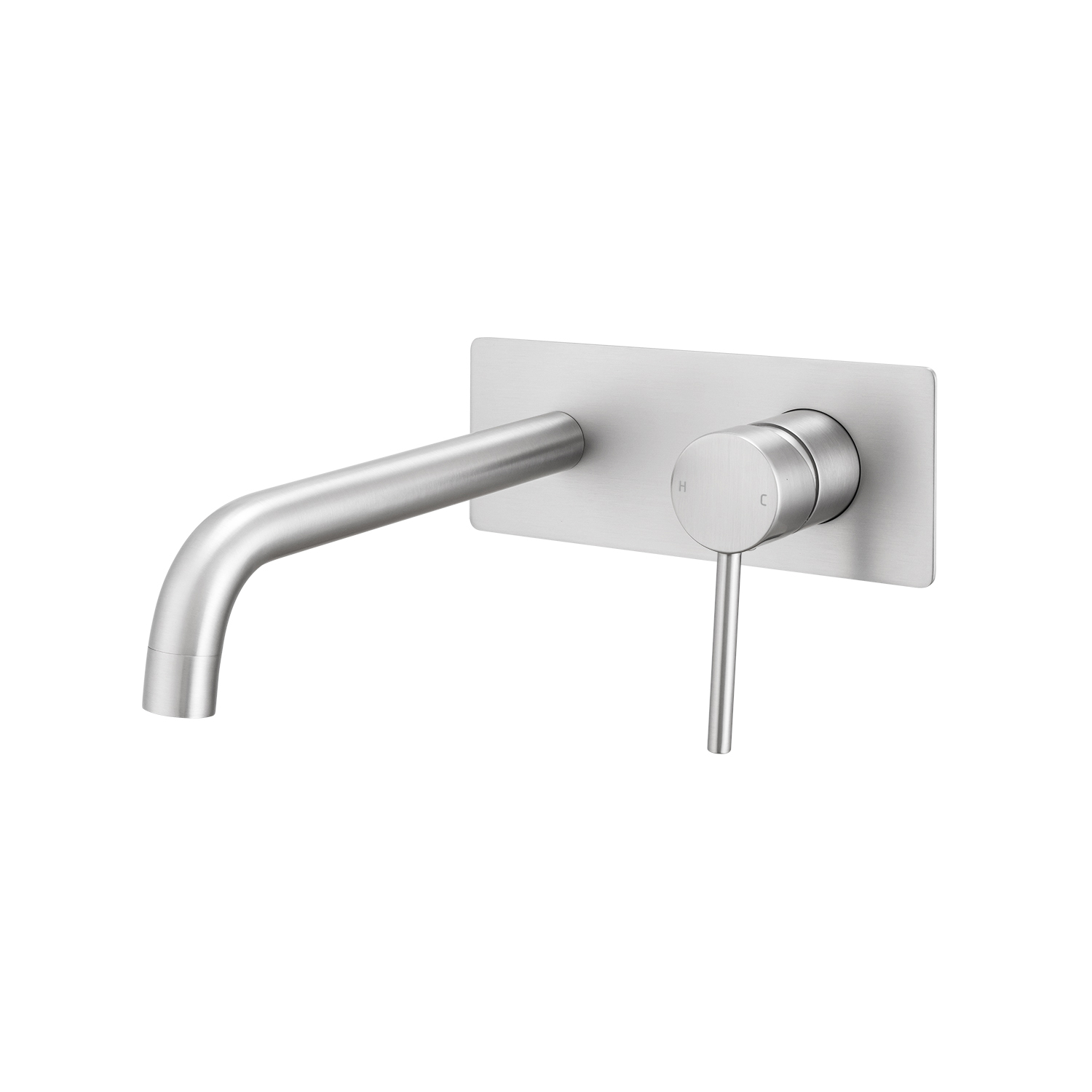 LUCID PIN - Brushed Nickel Spout Mixer