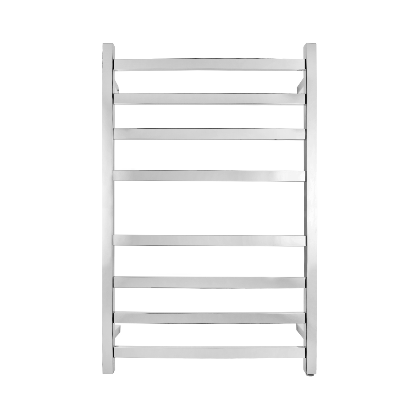 Square Chrome Electric Heated Towel Rack – 8 Bars