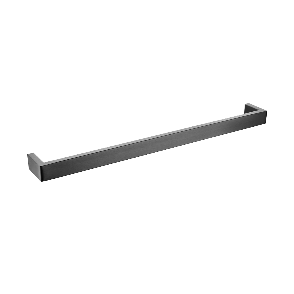 IVANO - 600mm Gunmetal Single Towel Rail