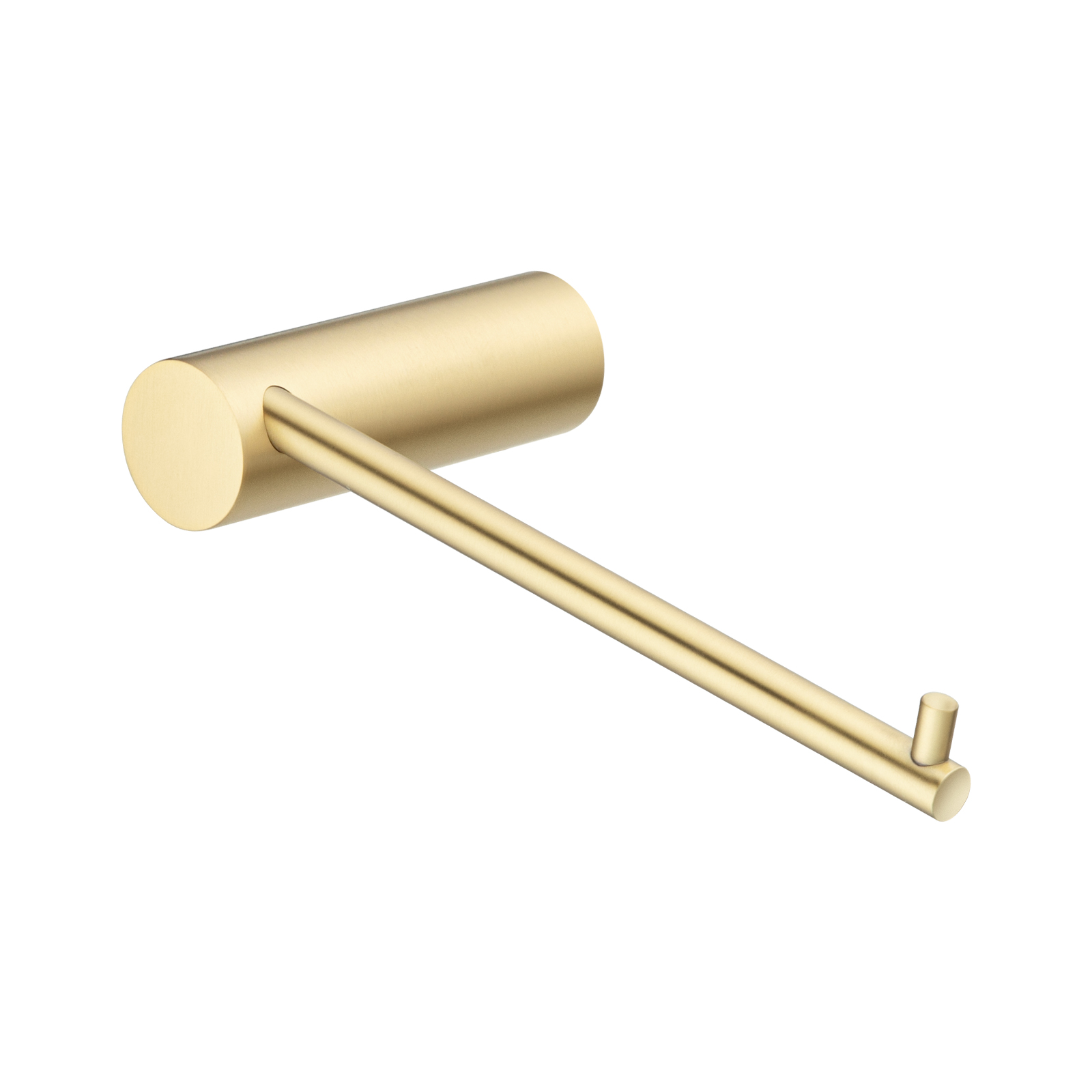 Aquaperla Brushed Brass Toilet Paper Holder