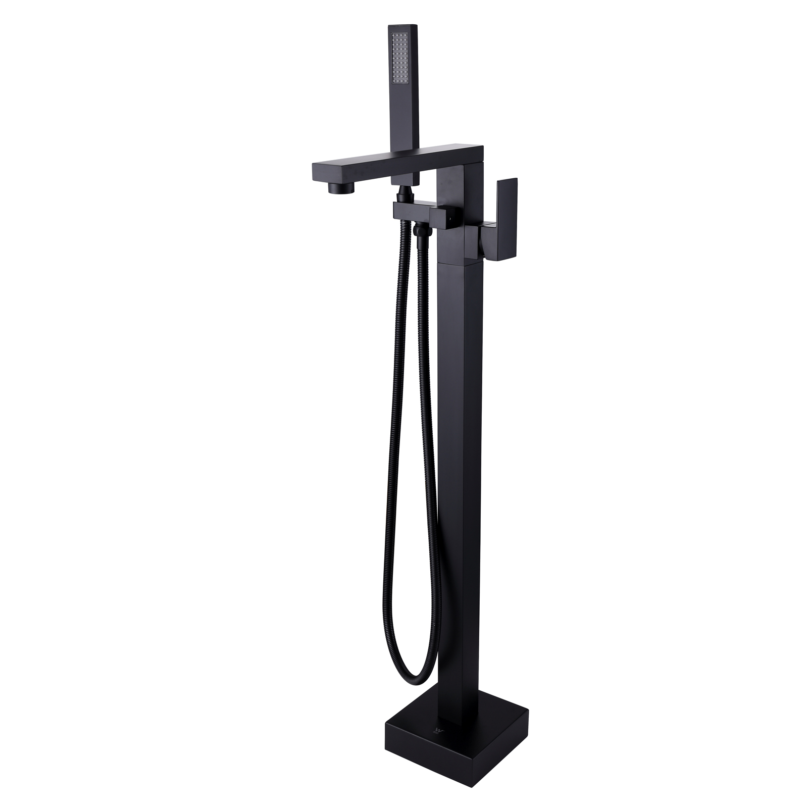 Black Freestanding Tap with Handheld Shower