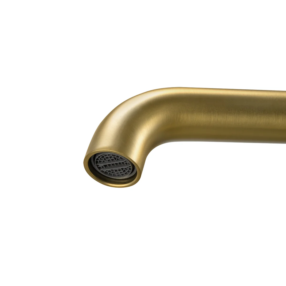 LUCID PIN - Brushed Brass Tall Basin Mixer