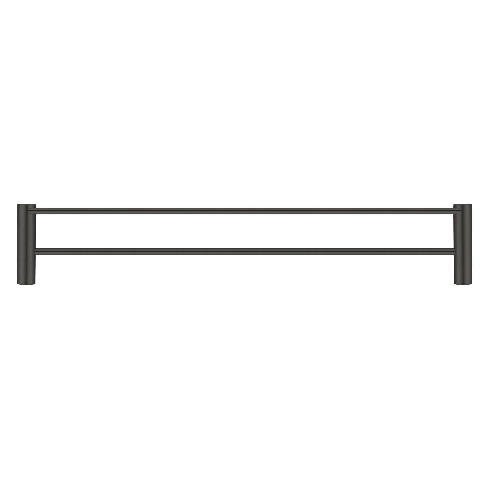 Aquaperla Gun Metal Grey Double Towel Rail 600mm