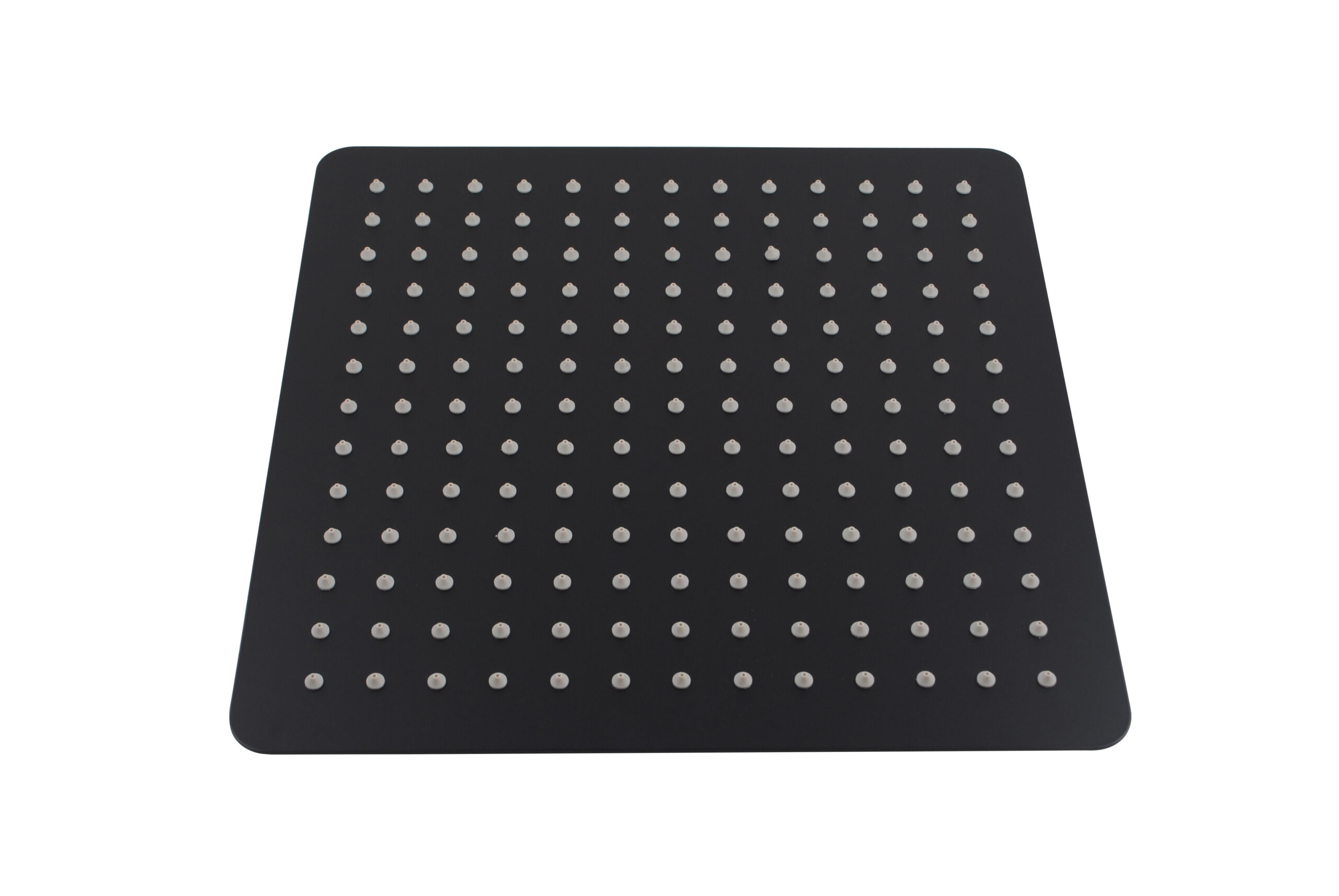 RUSHY Series Matte Black Round Rain Shower Head (10-inch)