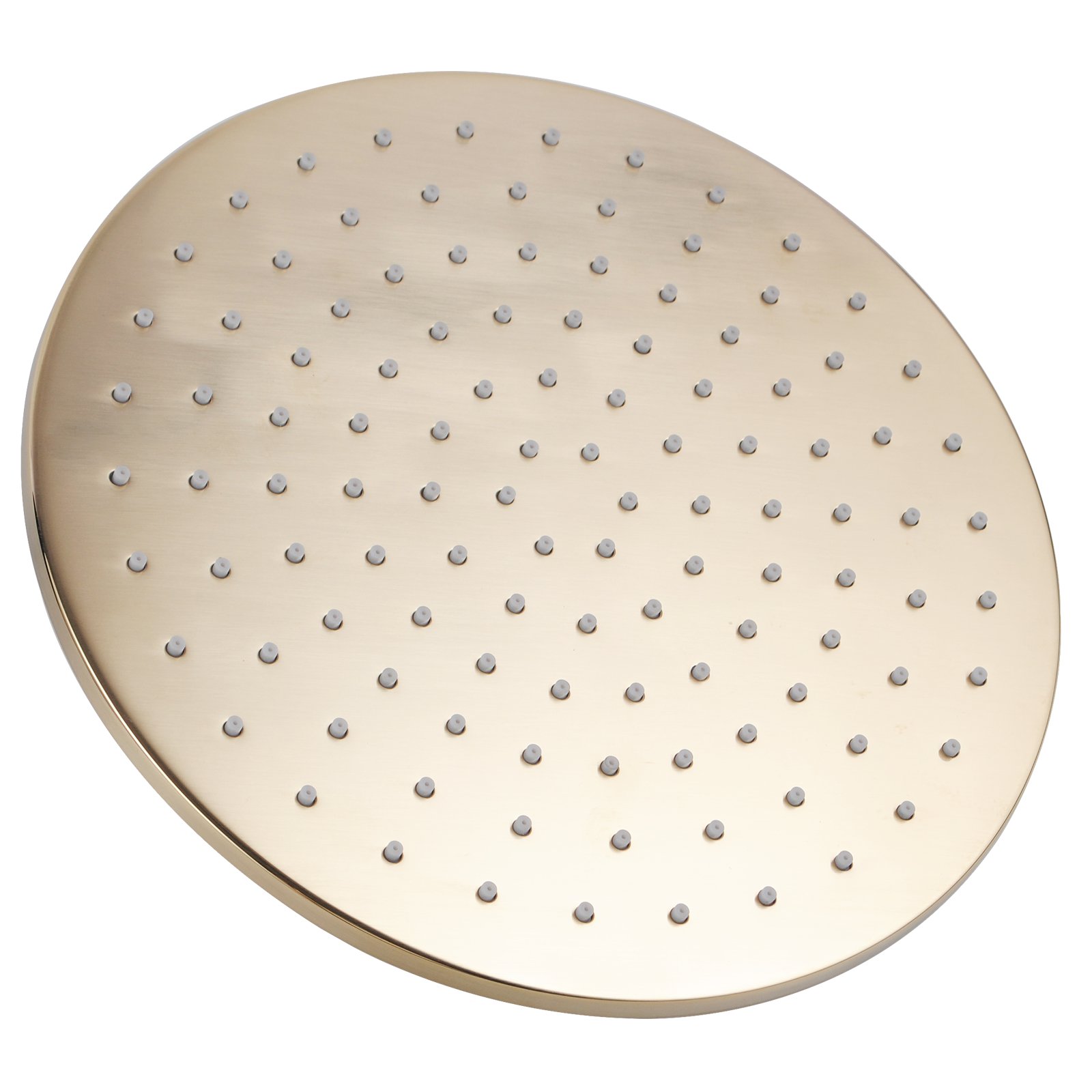 RUSHY Series Brushed Brass Round Rain Shower Head (0010)