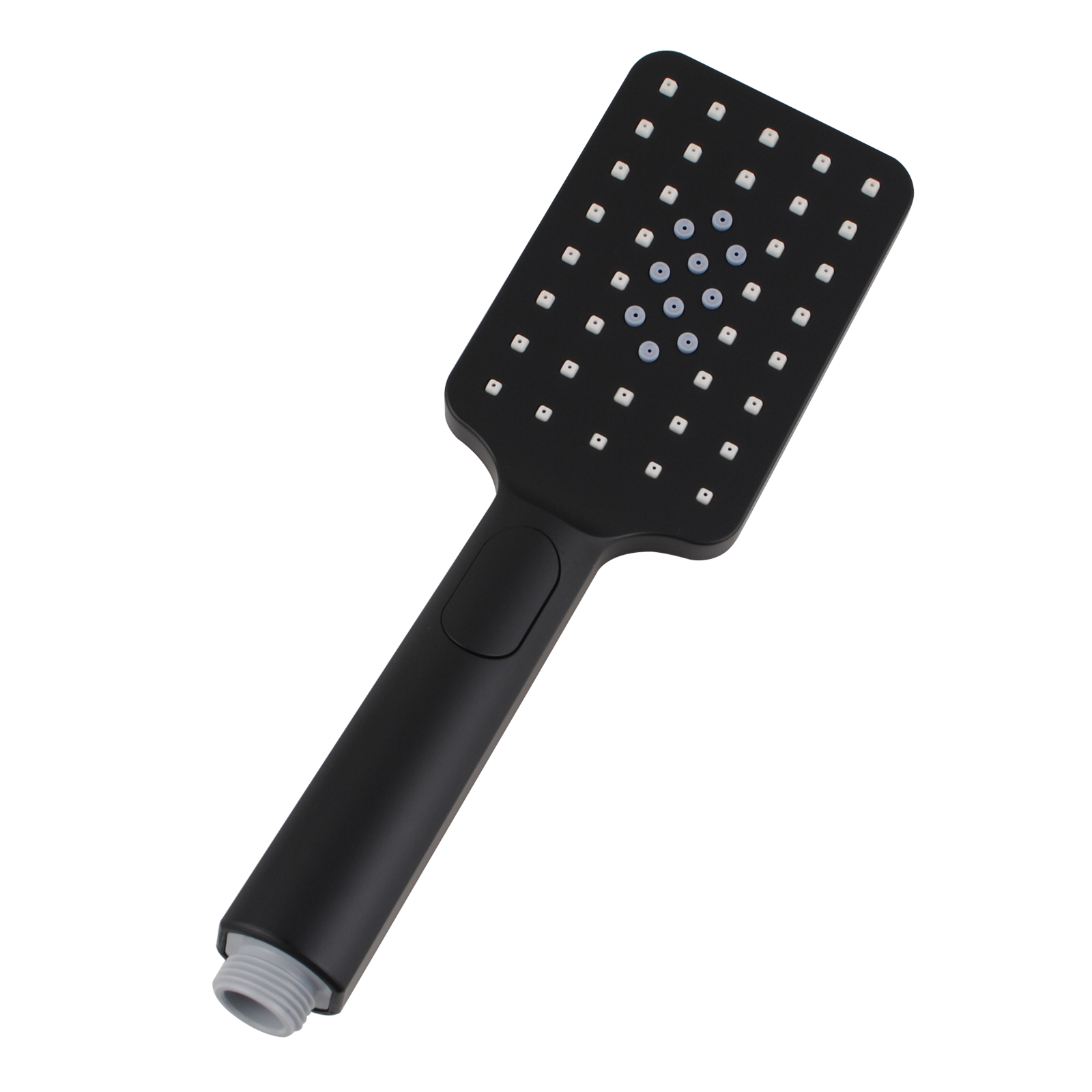 RUSHY Series Matte Black Hand Shower Head (8-Function Spray)