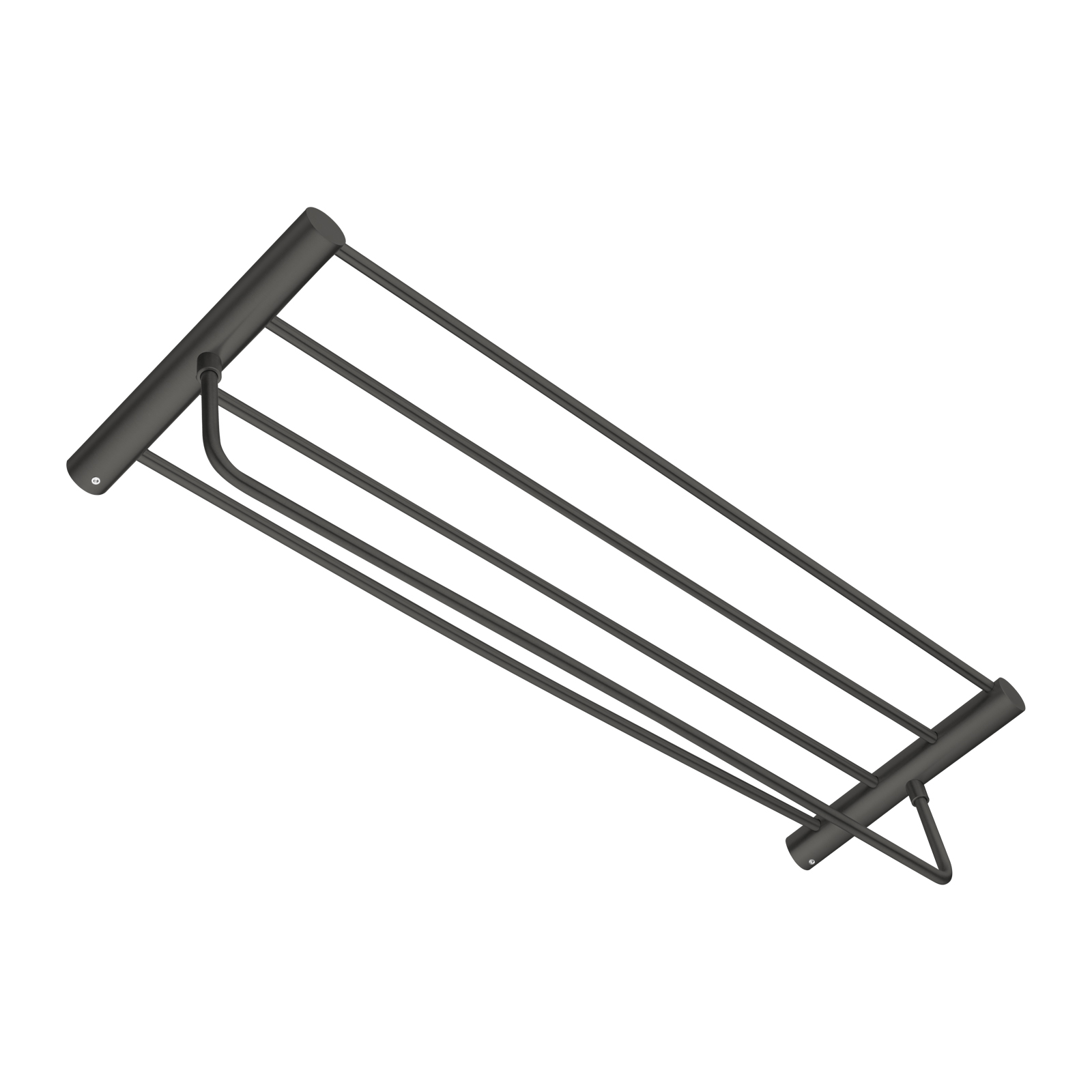 Aquaperla Gun Metal Grey Shower Shelf